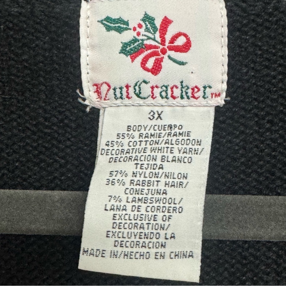 Nutcracker Vintage Size 3X Patchwork Christmas Sw… - image 13